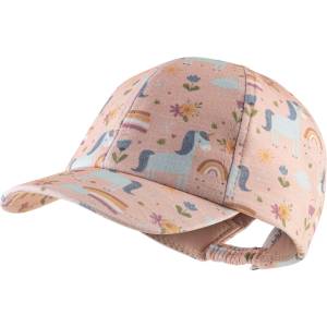 Sterntaler Детска шапка с козирка Sterntaler Kids' Baseball Cap Unicorns Cap - Staubrosa - размер 47 cm (904-3645-0112)