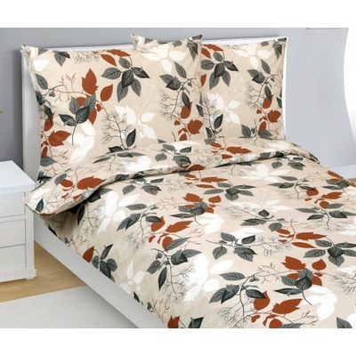 Bellatex obliečky bavlna Podzimní listí 200x200 2x70x90