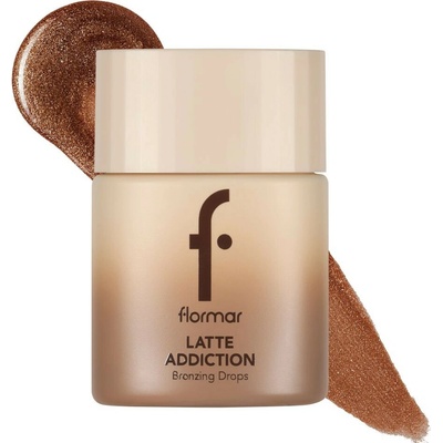 Flormar tekutý bronzer Latte Addiction Bronzing Drops 002 Honey Frappe 30 ml