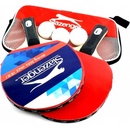 stolný tenis 2 rakety + 3 loptičky v taške 26x17cm
