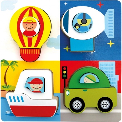 Bino 3D puzzle Doprava
