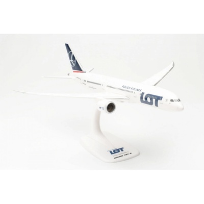 Herpa Boeing 787 9 LOT Polish Airlines 2010s Colors Snap Fit 1:200
