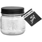 Horecano OLD FASHIONED-Буркан с метална винтова ЧЕРНА капачка 250ml (212957-BL-SS4) (0103254)