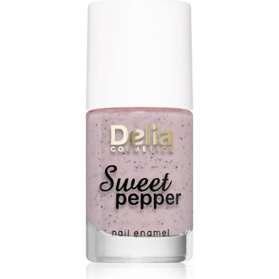 Delia Cosmetics Sweet Pepper Black Particles лак за нокти цвят 03 Capri 11ml