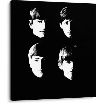 Ručne maľovaný POP Art obraz Beatles - 50x50 cm