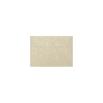Obálka C6 11,4x16,2cm metalická zlatá růže 1KS