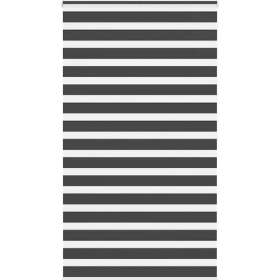 vidaXL Зеброва щора 125x200 см Ширина на плата 120, 9 см полиестер (4014266)