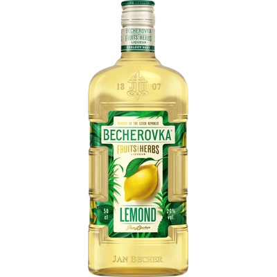 Becherovka Lemond 20% 0,5 l (holá láhev)