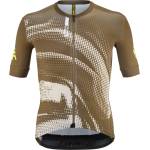 Mavic Мъжка фланелка с къс ръкав за колоездене Mavic Aksium Graphic Jersey Cycling jersey - White Pepper / Desert Palm - размер XXL (056-3613-0515)