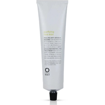 OWAY Organic Way Почистваща оризова пилинг - маска за лющещ сух и мазен скалп с пърхот Oway Purifying Rice Wax 150ml