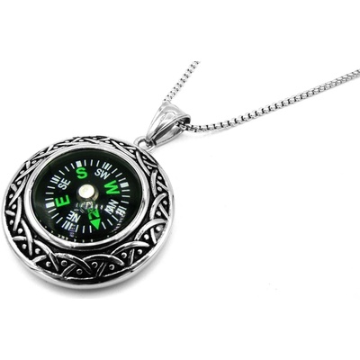 Steel Jewelry Náhrdelník kompas z chirurgické oceli NH231048