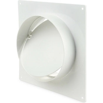 VENTS spojka kruhová plastová so spätnou klapkou a prírubou 100 mm