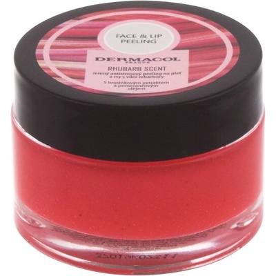 Dermacol Face & Lip Peeling Rhubarb Scent от Dermacol за Жени Пилинг 50г