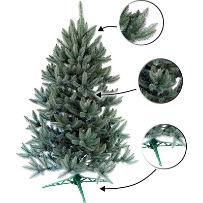 FOXIGY Коледна елха Смърч 220cm Royal Silver (SRK-RS-220)