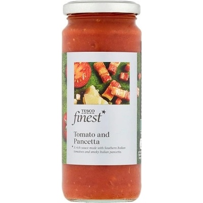 Tesco Finest Hotová paradajková omáčka na cestoviny s paradajkami cesnakom bazalkou 340 g