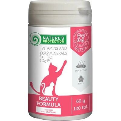 Nature's Protection Skin & Coat Care pre mačky 60 g 120 tbl