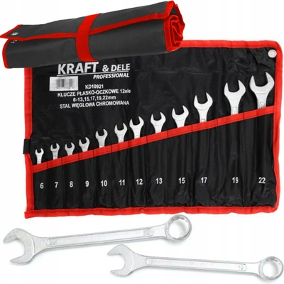 Kraft & Dele klíče očkoploché 12ks KD10921