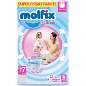 Molfix Бебешки гащи Molfix 7 - 27 броя