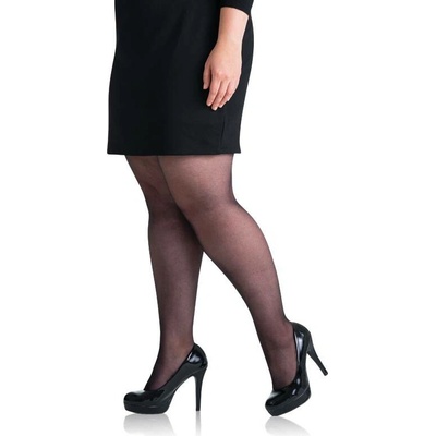 Bellinda punčochové kalhoty PLUS SIZE 20 DEN hnědá Černé