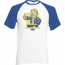 Pánské tričko Fallout Vault Boy modrý rukáv