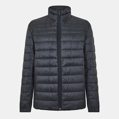 Boss Яке Boss Men's Oden Orange Lightweight Short Puffer Jacket - Black 001