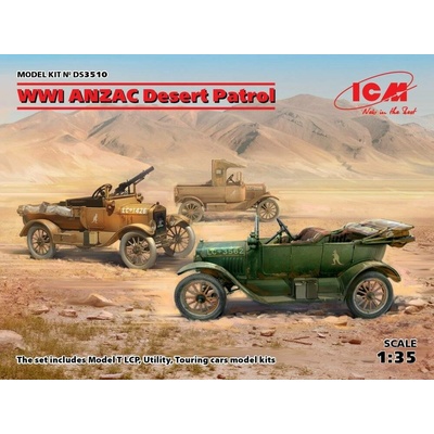 ICM ANZAC WWI Desert Patrol Diorama Set 1:35