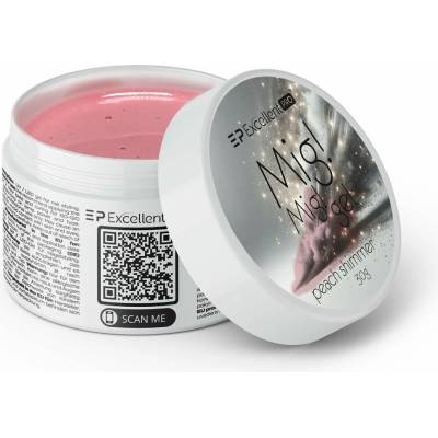 Cosmetics Zone vynikající Pro Mig! Mig! gel Peach Shimmer Builder gel 30g