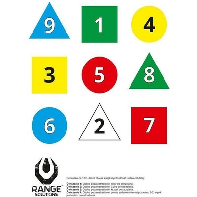 GFC Tactical Range Solutions Cvičný terč RS-Training Shot Shields 50 x 70cm -10ks