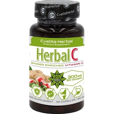 Cvetita Herbal Herbal C, 300 mg, 80 капсули, Cvetita Herbal