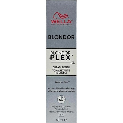 Wella Professionals BlondorPlex Permanent Cream Toner demi-permanentní toner 16 Lightest Pearl 60 ml