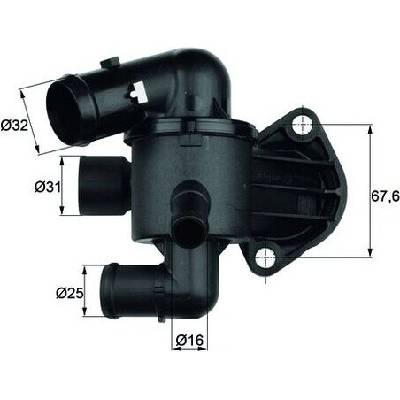 Termostat chladící kapaliny MAHLE ORIGINAL TI 33 87 (TI3387)