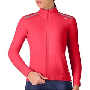 Castelli Дамско термо яке за колоездене Castelli Women's Espresso Air Jacket Cycling jacket - Hibiscus - размер XS (151-0780-0111)