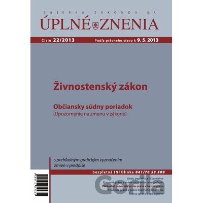 Úplné znenia 22/2013 -