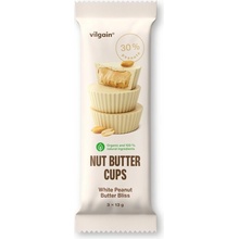 Vilgain Nut Butter Cups BIO Biela čokoláda s arašidovým maslom 39 g