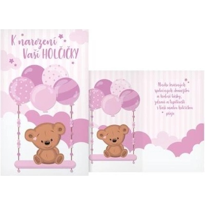 MFP přání k narození miminka M07-059 T PRANI_T_2194