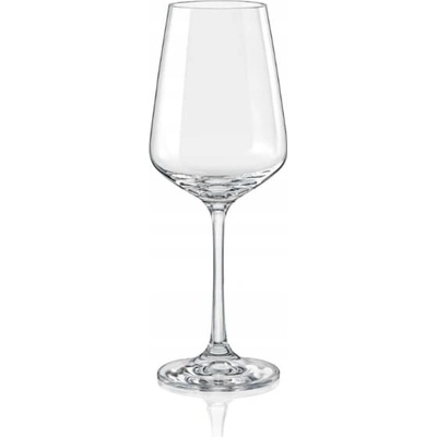 Bohemia Crystal Skleničky na bílé víno SANDRA bezbarvé 6 x 250 ml