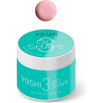 Yoshi stavební gel na nehty samonivelační Go Shape světle růžová 3 50ml