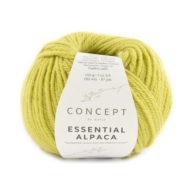 ESSENTIAL ALPACA Katia Farby ESSENTIAL ALPACA: 83 žltozelená - VÝPREDAJ