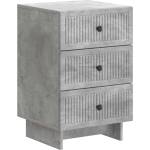 vidaXL Нощен шкаф Бетонно сиво 43 x 41 x 66, 5 см Инженерна дървесина (893868)