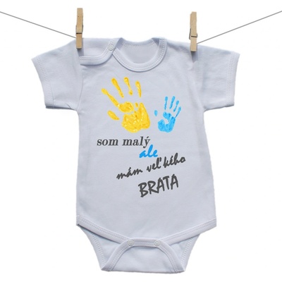 Body s krátkym rukávom Som malý ale mám veľkého brata
