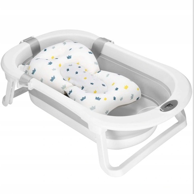 SPRINGOS Vanička pro miminko s teploměrem a podložka skládací 40L MIZZY šedá – Zbozi.Blesk.cz