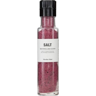 Nicolas Vahé Morská soľ Red Wine & Bay Leaves mlynček 340g