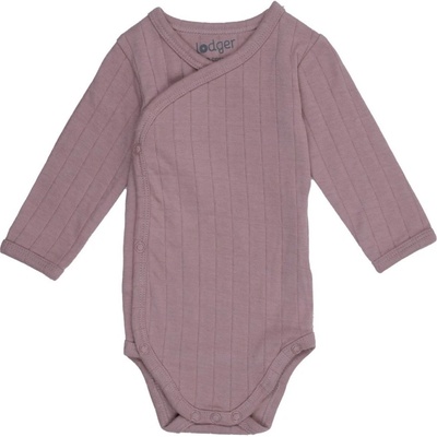 Lodger Romper LS Solid Rose