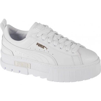 Puma Mayze Classic dámské kožené tenisky na platformě bílé – Zbozi.Blesk.cz