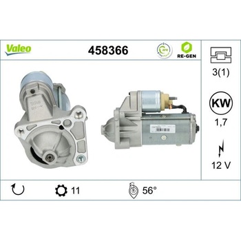 Startér VALEO 458366