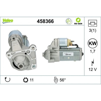 Startér VALEO 458366
