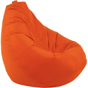 Pufrelax Пуф круша 320л. , Nirvana Grande - Panama Neon Orange, Водоустойчив, Перящ се калъф, Пълнеж от Полистиролни перли (PUF-G-NGR-PEX-NEOR)