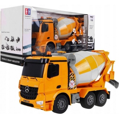 Jamara Merecedes-Benz Arocs CEMENT MIXER 4WD liceneováno funkčné mix zvuk LED RTR 1:20