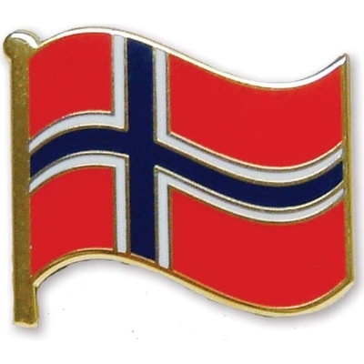 Odznak s norskou vlajkou