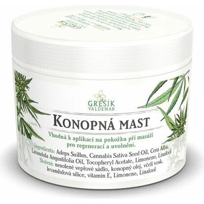 GREŠÍK Konopná mast, 50 ml